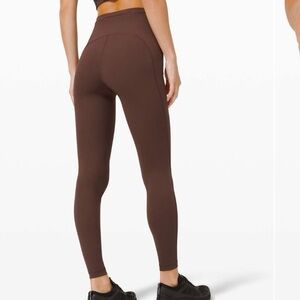Lululemon Sz 12 Swift Speed High Rise Tight 28” in Brown Earth